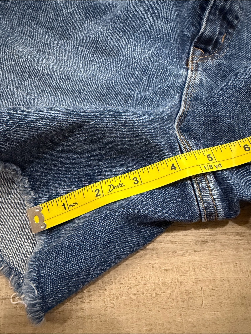 J. Crew Mid Length Denim Shorts - Picture 6 of 6